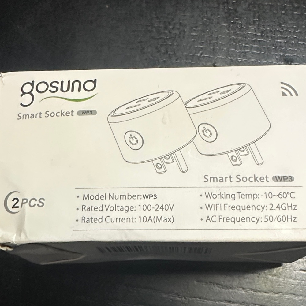 Gosund Smart Socket WP3 2-Pack
